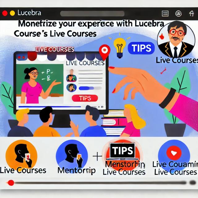 Monetize Your Expertise with Lucebra’s Live Courses: Inspire, Create, and Earn